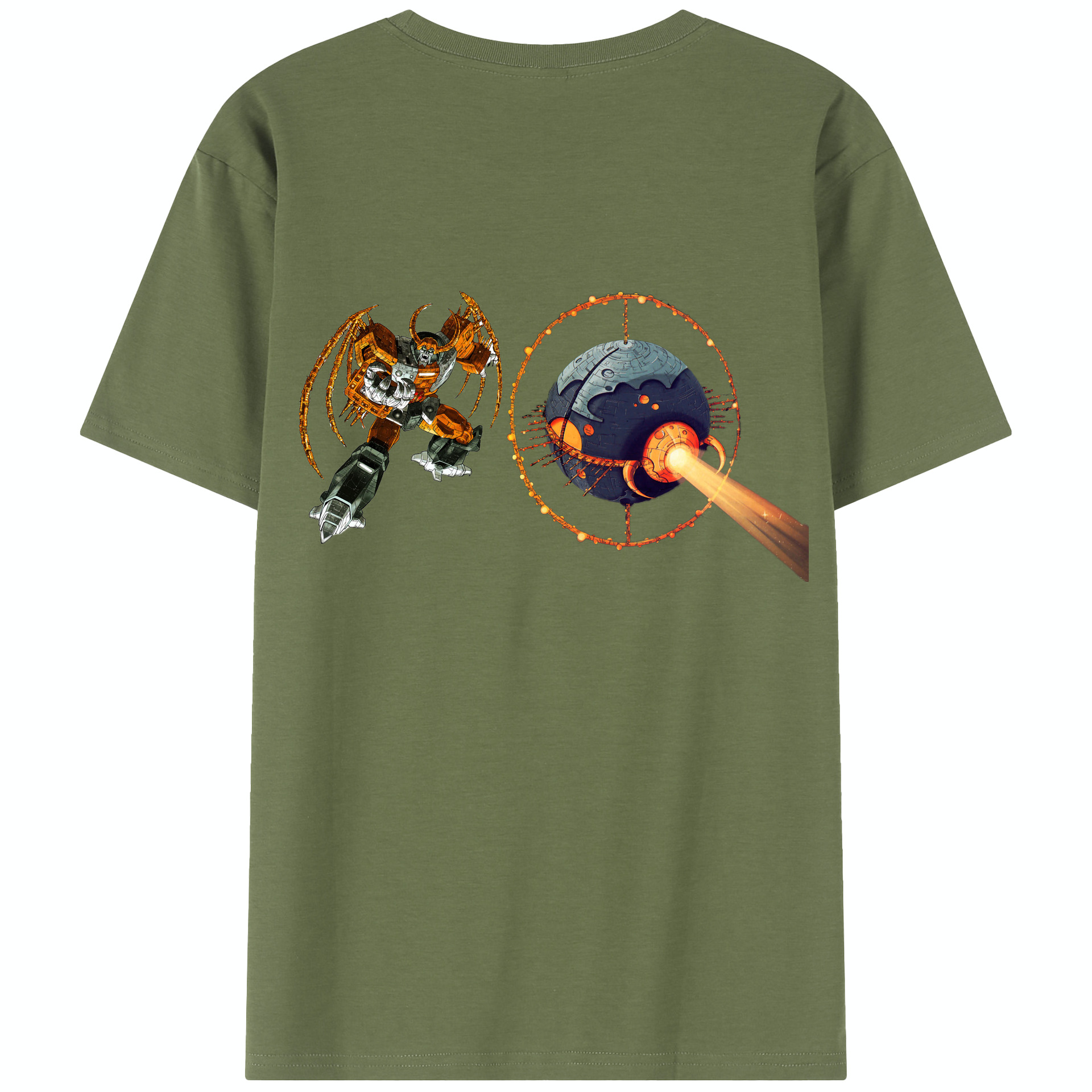 （画像用）  綿100％半袖Tシャツ（背面プリント）